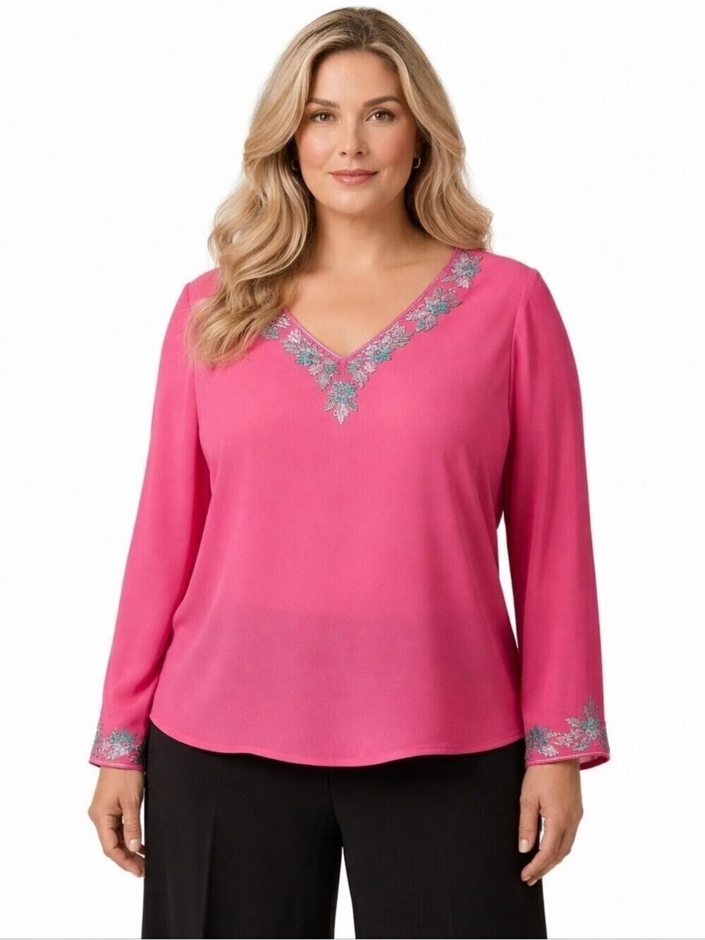 012 LANE BRYANT PLUS 14/16 TUNIC BLOUSE